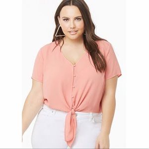 Coral Dolman Top